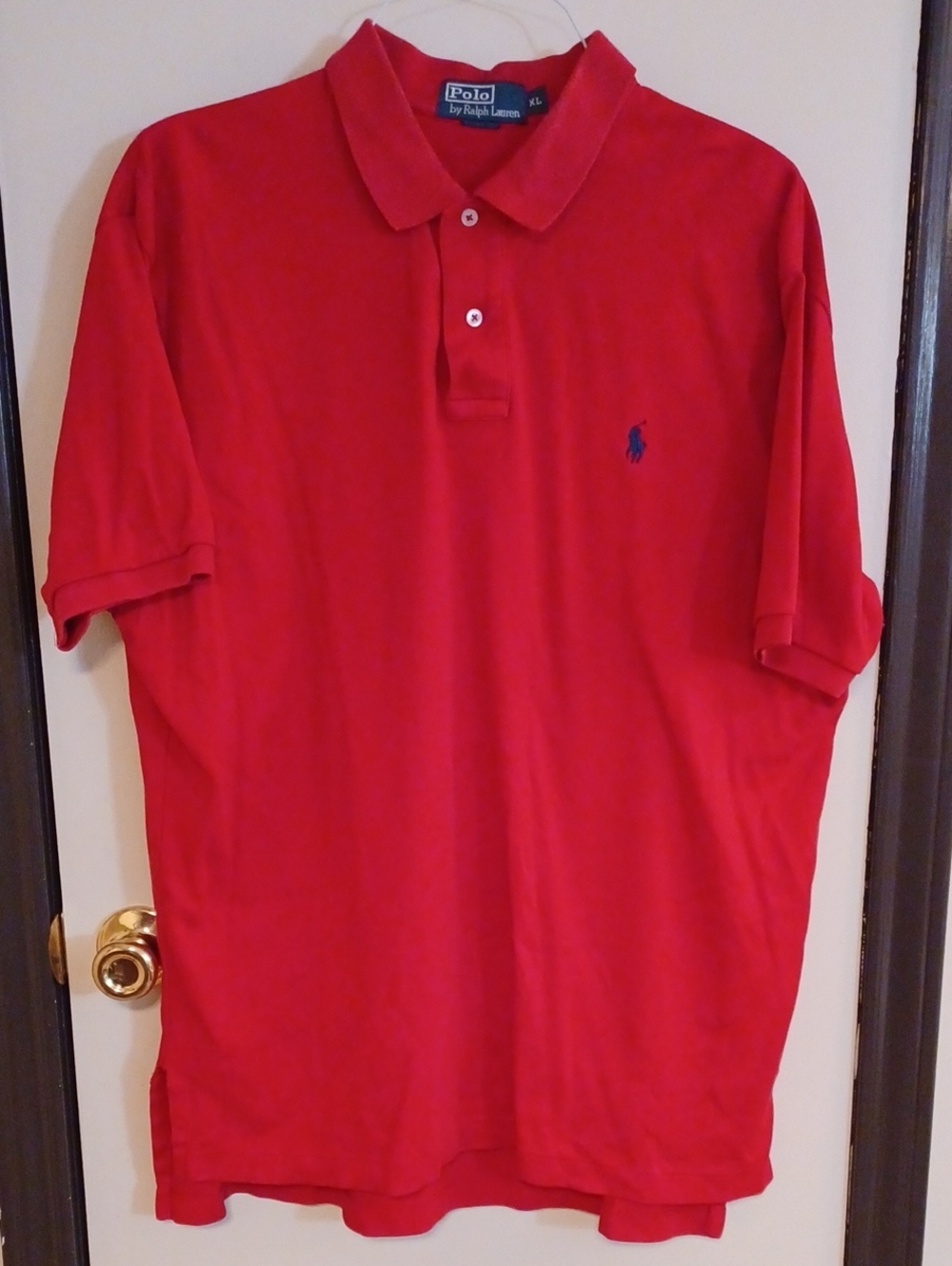 Polo by Ralph Lauren Red Men's Polo with Navy Pony